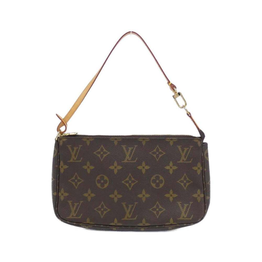 LOUIS VUITTON Authentic Brown Monogram Pochette Pouch - Picture 1 of 6